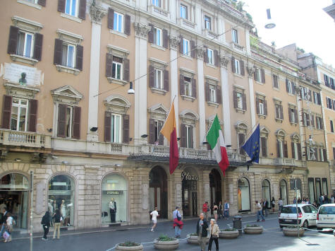 Hotel near the Spanish Steps