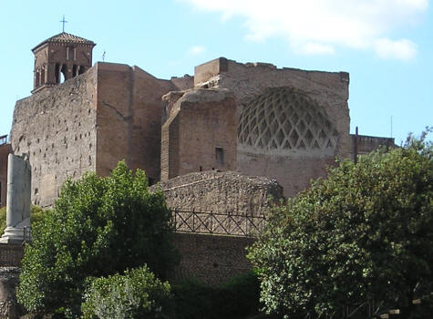 Temple of Venus and Roma (Tempio de Venere e Roma), Rome Italy